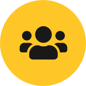 icon of three people graphics